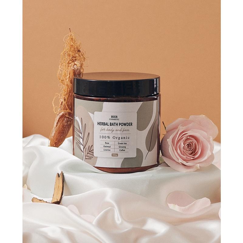 Bột Tắm Trắng Herbal Bath Powder Bột Tắm Dưỡng Trắng Thảo Dược Gói 50gr