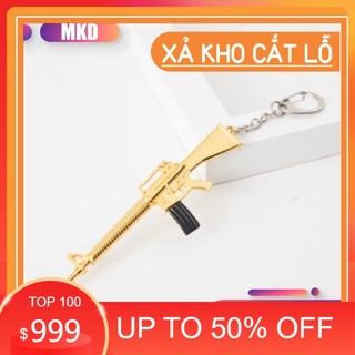 Móc Khóa Pubg M16A4 Gold PUBG - Màu vàng hợp kim dài 12cm (Game Pubg) Độc đáo 2021