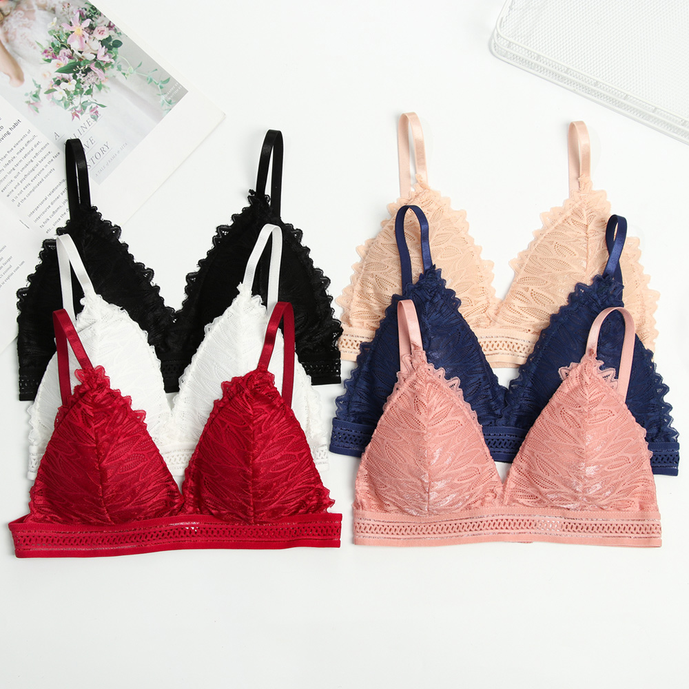 Áo Lót Thể Thao Có Đệm Nâng Ngực Phối Ren Nhiều Màu Sắc Thời Trang Quyến Rũ Cho Nữ