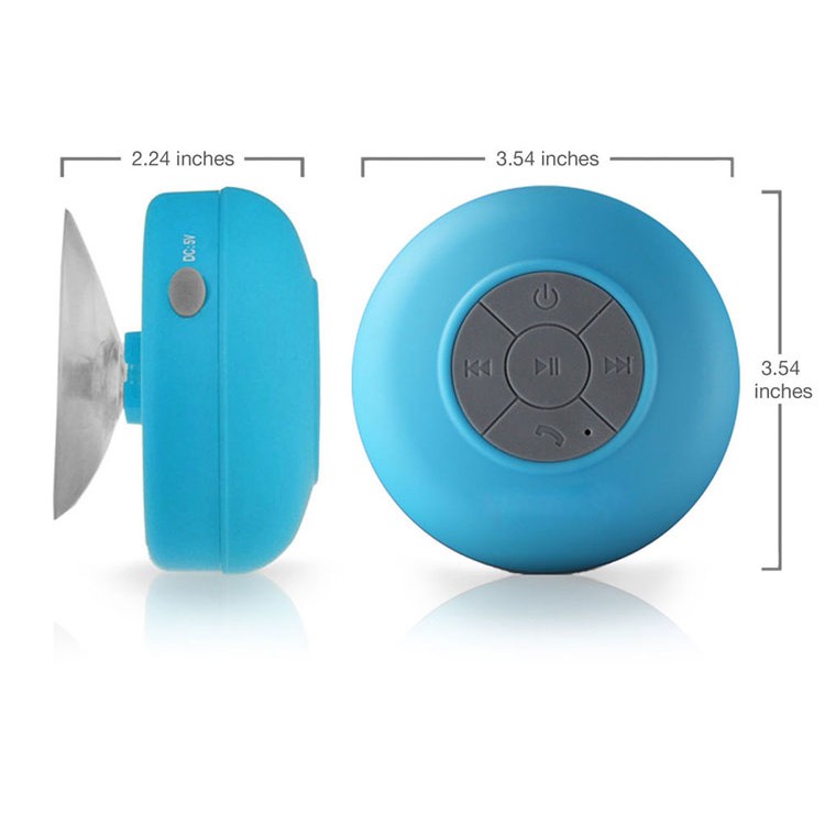 Loa Bluetooth mini không dây chống nước có đế hít tiện dụng