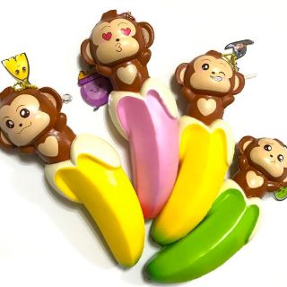 SQUISHY QUẢ CHUỐI ĐẦU KHỈ PUNI MARU
