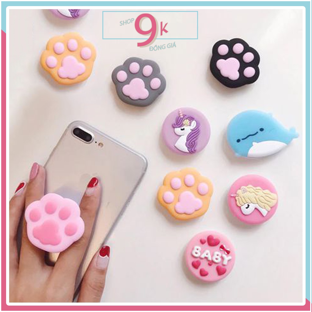 COMBO 2 POPS HÌNH KUTE siêu dễ thương chống rơi điện thoại
