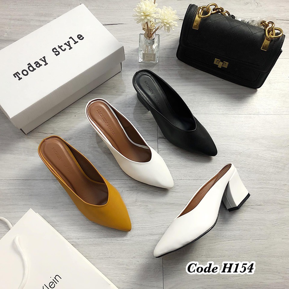 [HOT] DÉP NỮ SỤC BÍT MŨI BASIC MÀU ĐƠN GIẢN DỄ PHỐI ĐỒ  H154