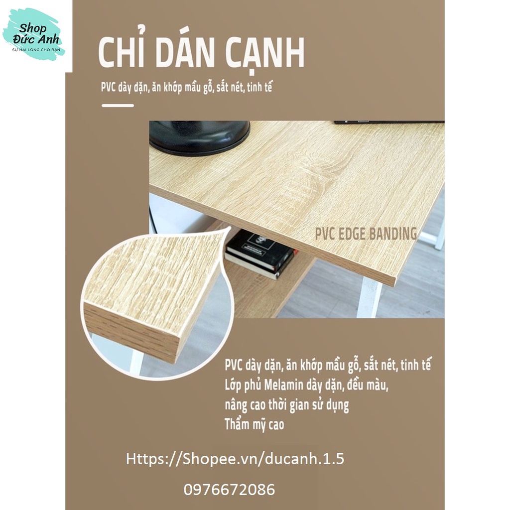 Bàn Làm Việc Có Kệ Sách Mẫu Mới