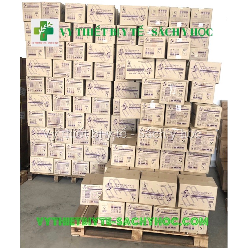 Găng tay Vglove hoặc găng Duy hàng hoặc S Glove ( găng tay cao su y tế )