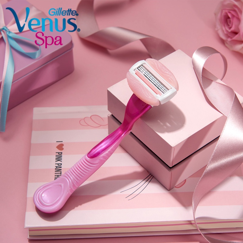 Dao cạo râu/ Lưỡi dao cạo GILLETTE cầm tay sử dụng an toàn chống kích ứng thời trang tiện lợi dành cho nữ