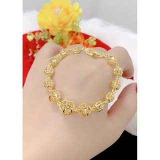 Lắc tay nữ đính xoàn mạ 18k cao cấp P700