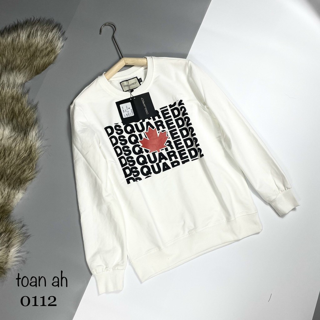 Áo nỉ nam bo gấu DSQ | BigBuy360 - bigbuy360.vn