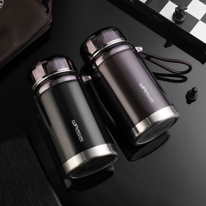Bình nước giữ nhiệt BAOL kim cương dung tích 1000ml 1200ml 1500ml giữ lạnh hơn 12h Thép Không Rỉ SUS 304