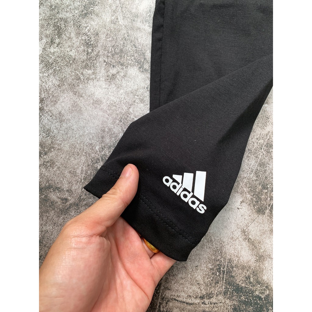 (HÀNG XUẤT XỊN)  Quần legging das 3 sọc ngắn 1769 Alphaskin Legging Made in Cambodia full tag code  SIZE S M L