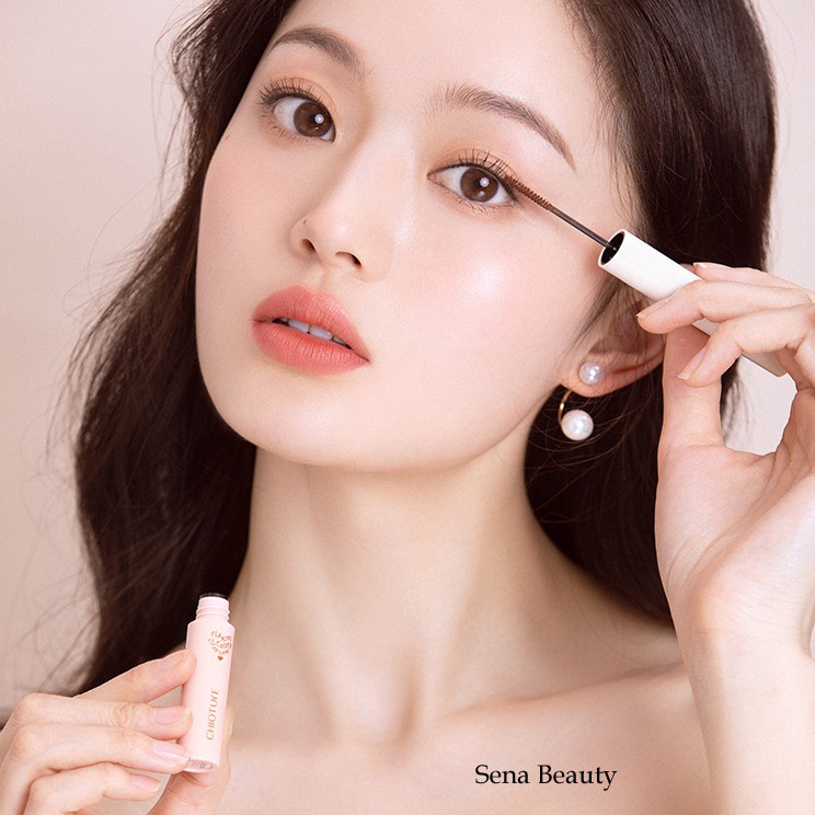 Mascara siêu mảnh tơi mi Lameila Skinny Microcara vỏ hồng Senabeauty