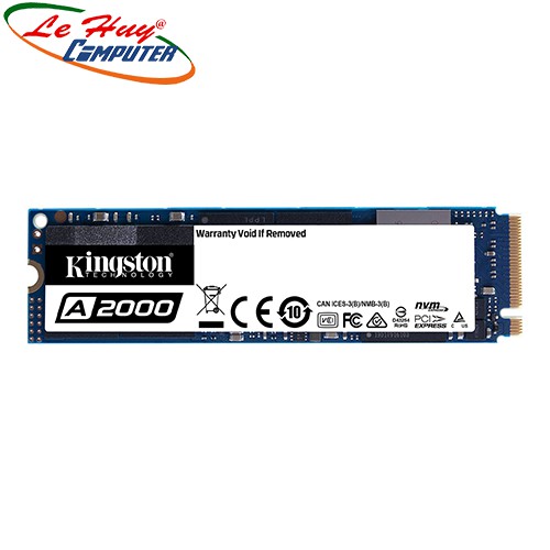 Ổ cứng SSD Kingston A2000 250GB M.2 2280 NVMe PCIe Gen 3.0 x 4 SA2000M8/250G