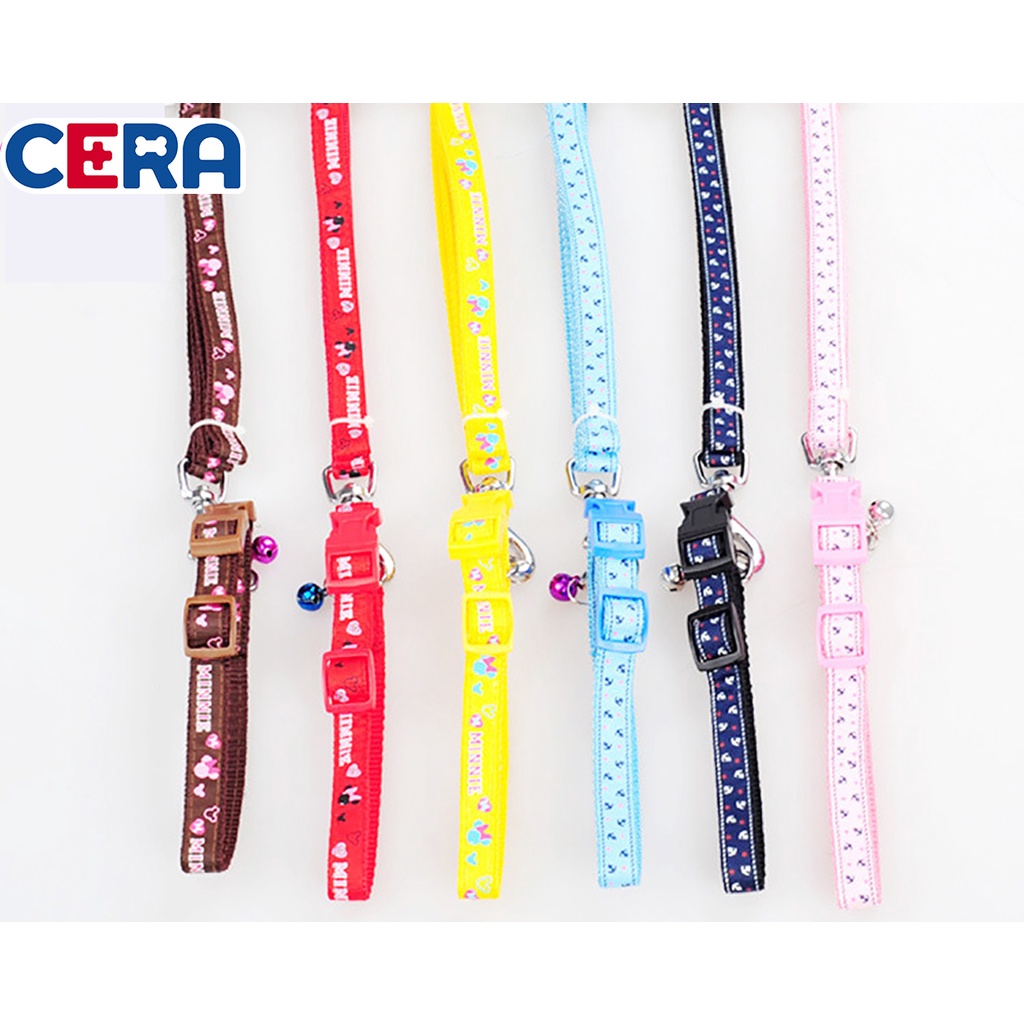 Dây Dắt Chó Mèo Kèm Vòng Cổ - DÂY Dắt 019