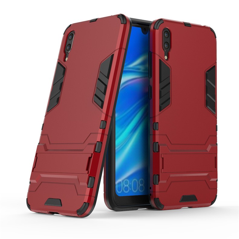 Ốp lưng Huawei Y7 Pro 2019 - Ốp lưng chống sốc Iron Man 2 lớp bảo vệ - bo viền máy