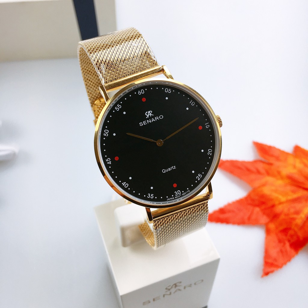 Đồng hồ nam SENARO Every Time Large 66017GBG thương hiệu Nhật Bản - LAMY WATCH