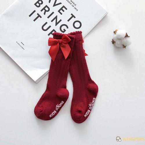 TẤT GỐI GẮN NƠ CHO BÉ,Tất dài gắn nơ cho bé gái