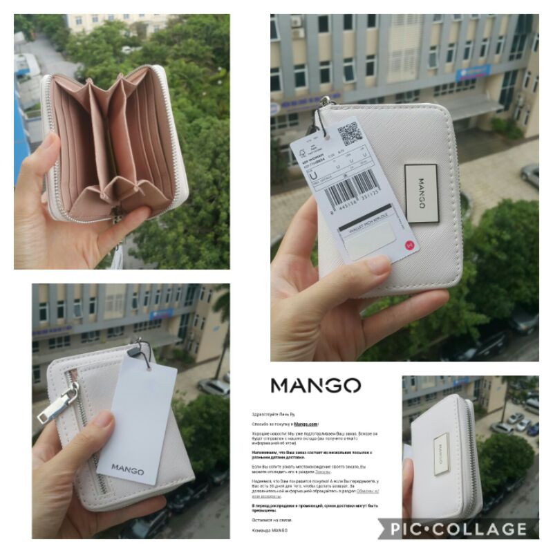 Ví ngắn Mango đủ màu - hxt kèm bill