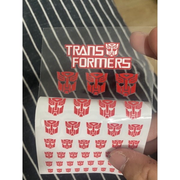 Decal dán mô hình transformers  autobot