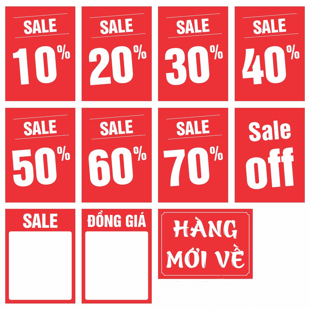 Bảng khuyến mãi, Bảng SALE OFF