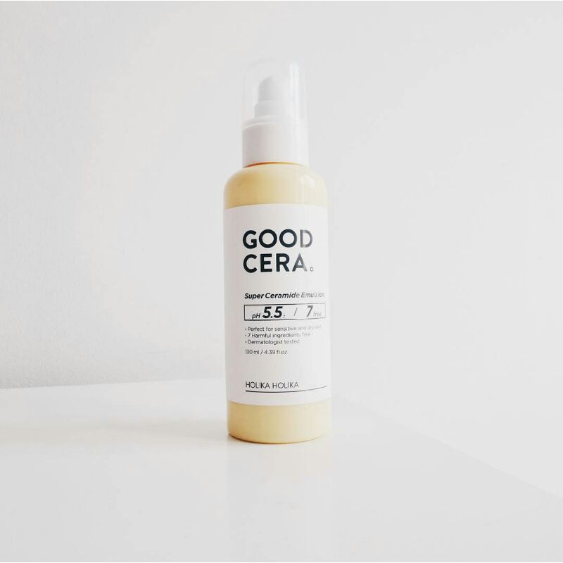 Sữa dưỡng cho da khô nhạy cảm Holika Holika Good Cera Super Ceramide Emulsion 150ml nhập khẩu Hàn Quốc