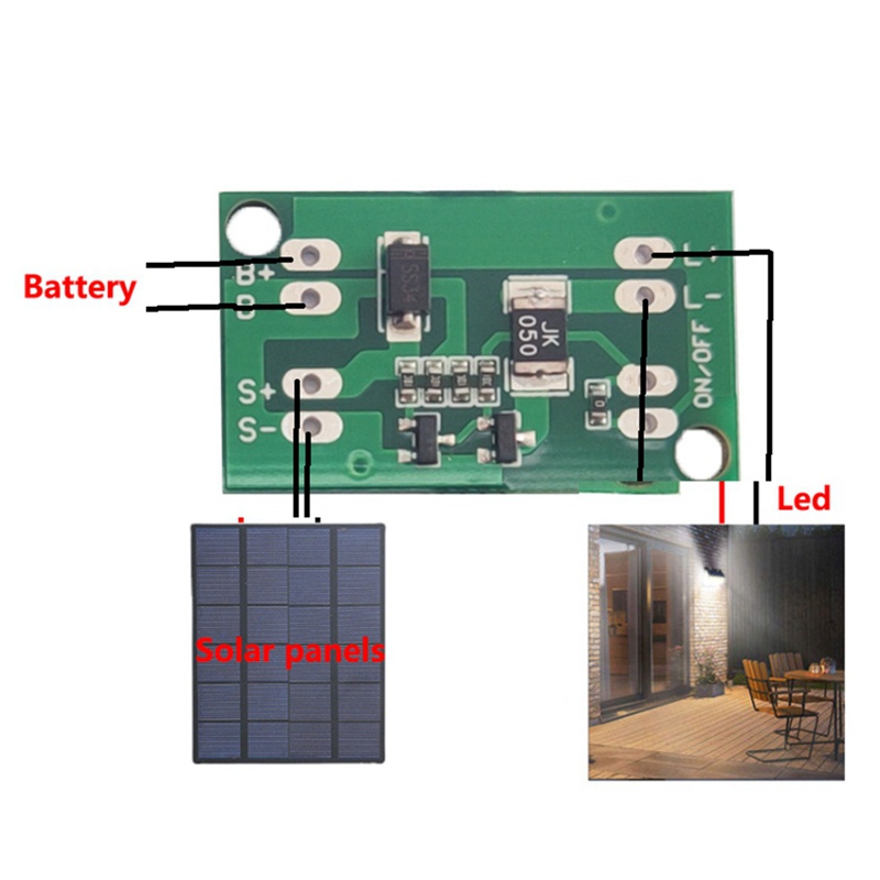 Bảng Mạch Điều Khiển Sạc Pin Năng Lượng Mặt Trời Tự Động