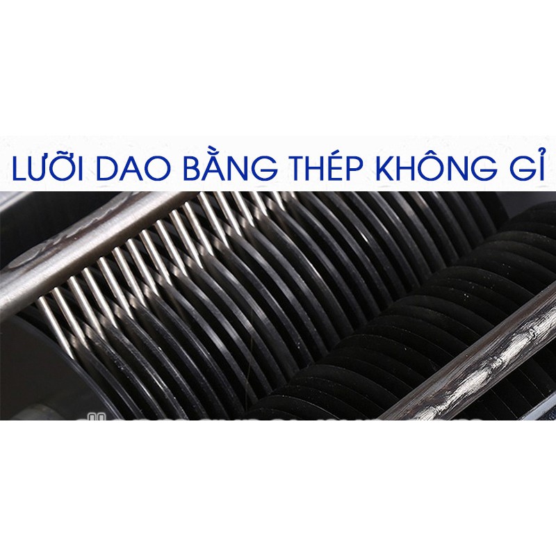 Máy cắt, thái thịt tươi sống công nghiệp NEWSUN DQ – 8 thay được lưỡi dao, năng suất 200Kg/H - Hàng chính hãng