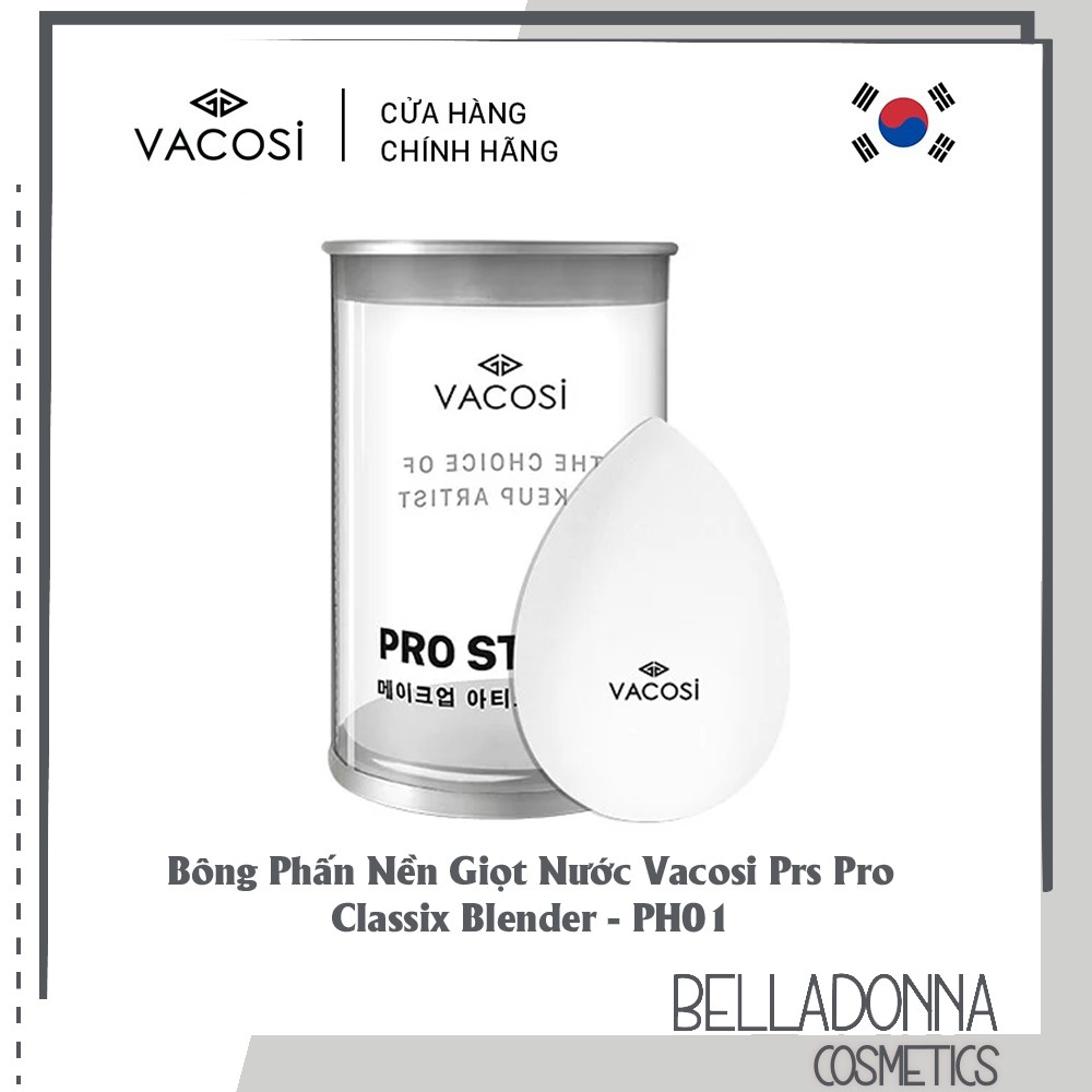 Bông Phấn Nền Giọt Nước Vacosi Prs Pro Classix Blender - PH01