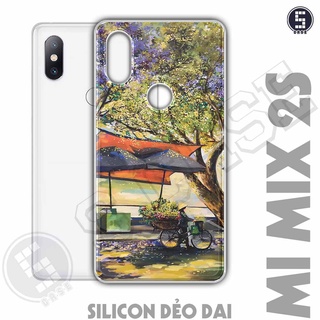 Ốp điện thoại Mi Mix 2s Dẻo Chống Shock Nhiều Mẫu Tuyển Tập 12 Phố Cổ Sơn Dầu A2017-CL12