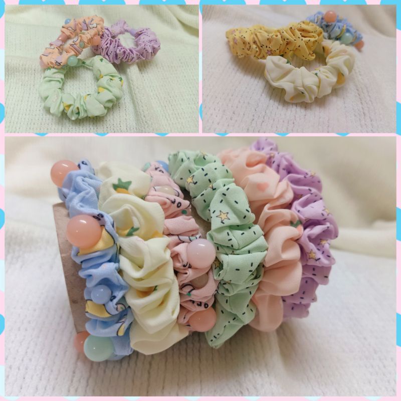 Combo 3 cột tóc vải Cotton siêu xịn xò