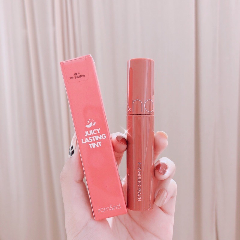 Son Romand Juicy Lasting Tint màu 18 Mulled Peach | BigBuy360 - bigbuy360.vn