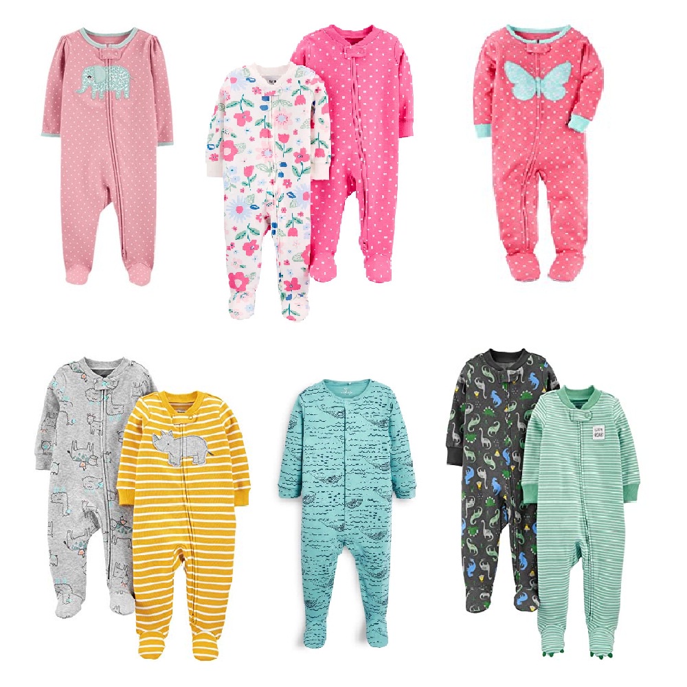 THANH LÝ HÀNG LỖI body cotton liền tất bé trai bé gái, hàng xuất dư xịn, sleepsuit cho bé