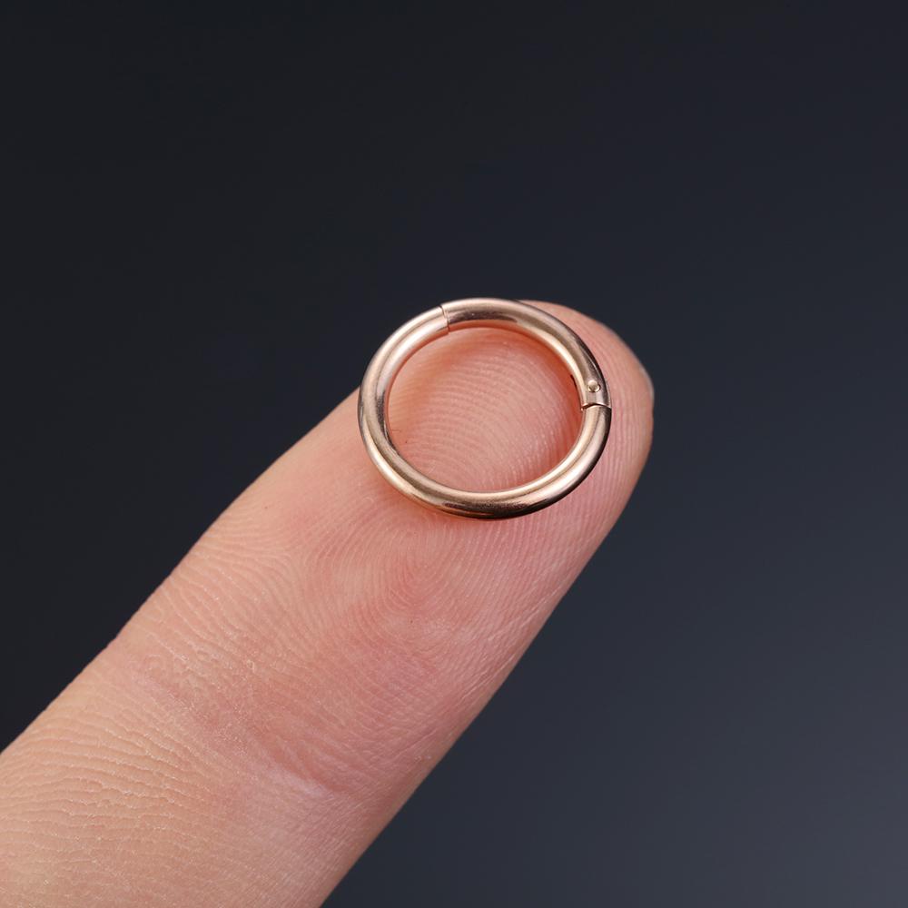 1 Khuyên Mũi Thép Titan Bản Lề Cho Cả Nam Và Nữ