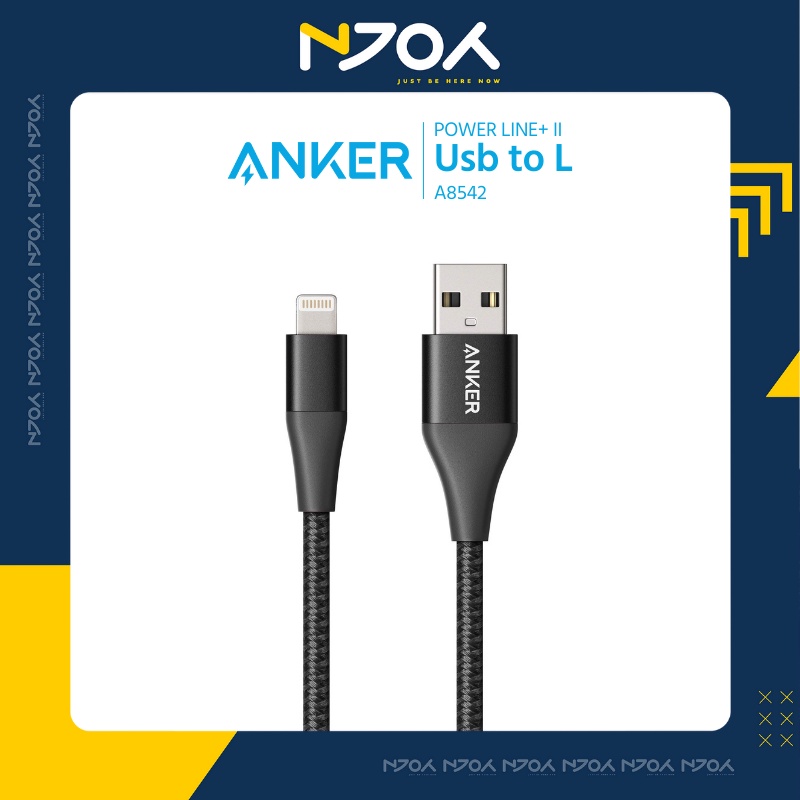 Cáp Sạc Nhanh ANKER Powerline+ II Dây Nylon Siêu Bền Chống Gãy Chân Cắm USB to L Njoyshop