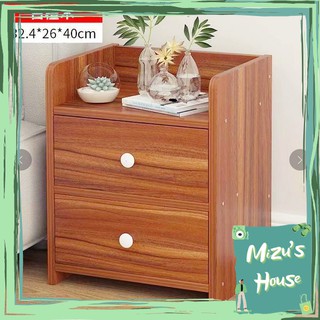 Kệ để đồ - Tủ đầu giường làm bằng gỗ cao cấp - tủ gỗ đầu giường với thiết kế 2 ngăn 3 tầng tiện dụng