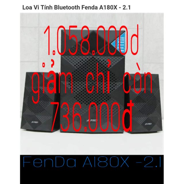 Loa máy tính-bluetooh -FenDa-A180X