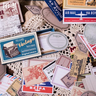 Sticker Box MO.CARD Retro Vintage 60m/set