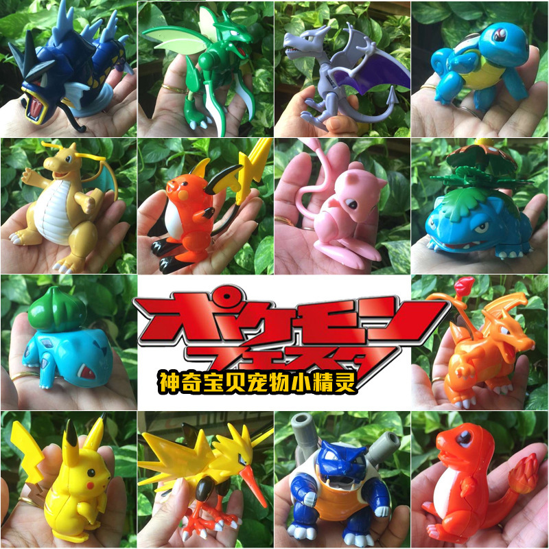 Mô hình nhân vật Pokemon 15 kiểu kích thước 7-15cm