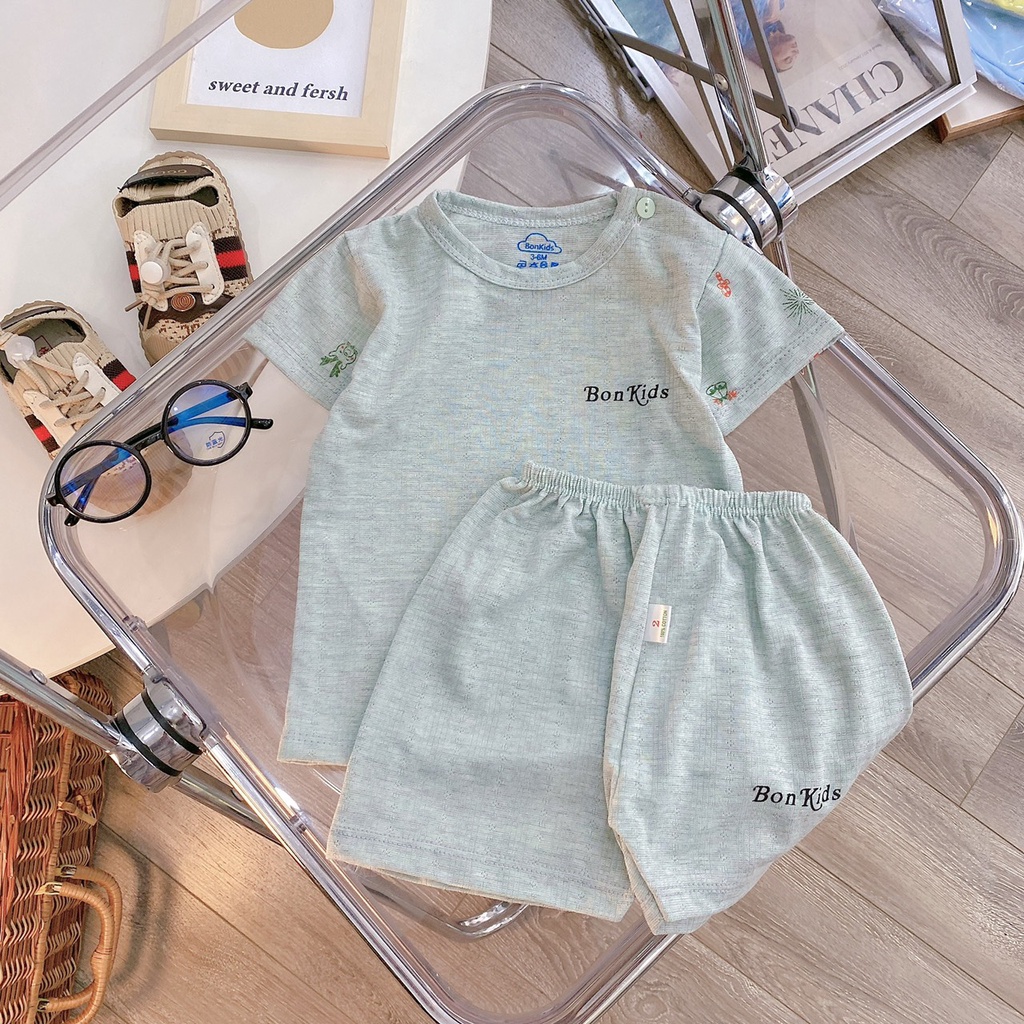 Bộ Cộc Tay Cài Vai Cho Bé Sơ Sinh Vải Thông Hơi Cao Cấp Từ 0-11kg, Vải Mềm - Đẹp - Thông Thoáng Hút Mồ Hôi Tốt - 𝐁𝐎𝟐𝟔