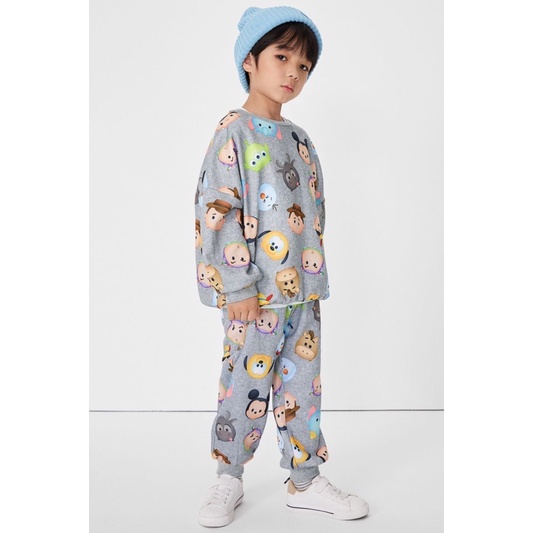 Bộ nỉ hoạt hình ngộ nghĩnh bé trai và bé gái ( fom to)