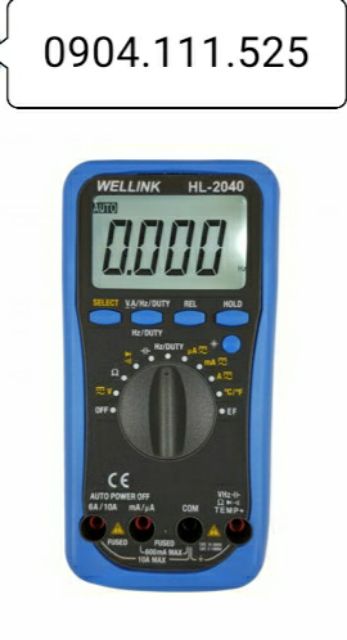 Wellink HL-2040 Đồng hồ VOM vạn năng đo điện tử