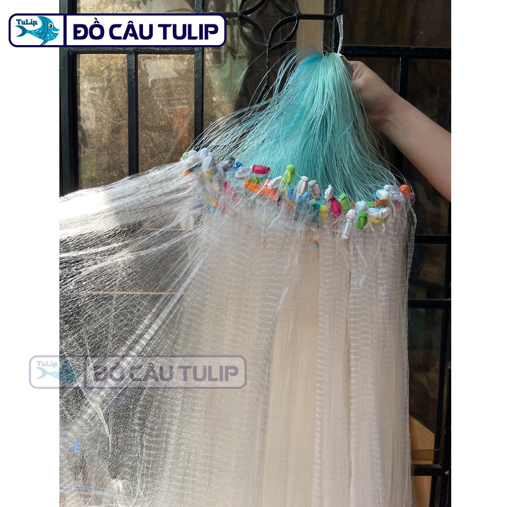 Lưới Đánh Cá Lòng Tong, Các Loại Cá Nhỏ, Tép,... - Lưới Đánh Cá Sông Mắt 1.5 Phân , Cao 1 Mét, Dài 40 Mét