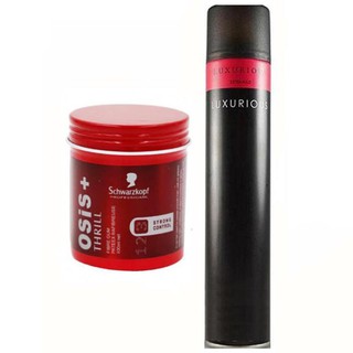 Combo Sáp vuốt tóc Osis và Gôm Luxurious