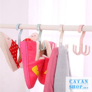 Móc treo túi xách, giỏ, móc phơi khăn, nón, giày dép 4 chấu xoay 360 độ, đa năng tiện lợi GD444-phoigioxach