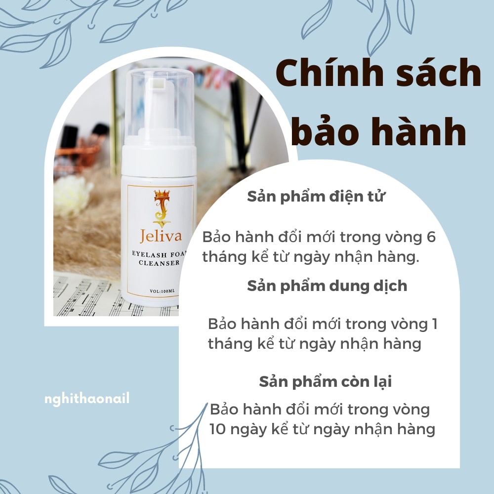 Bọt vệ sinh mi nước rửa mi Jeliva