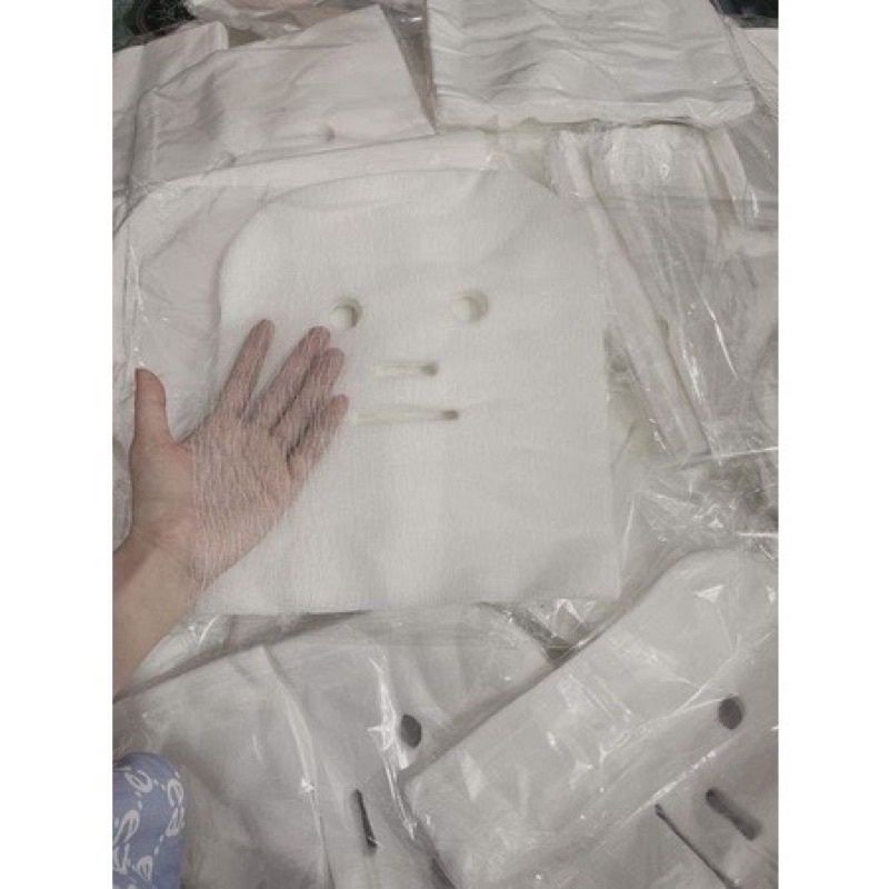 Set 100 Miếng Gạc Đắp Mặt Nạ - Gạc 100% Cotton