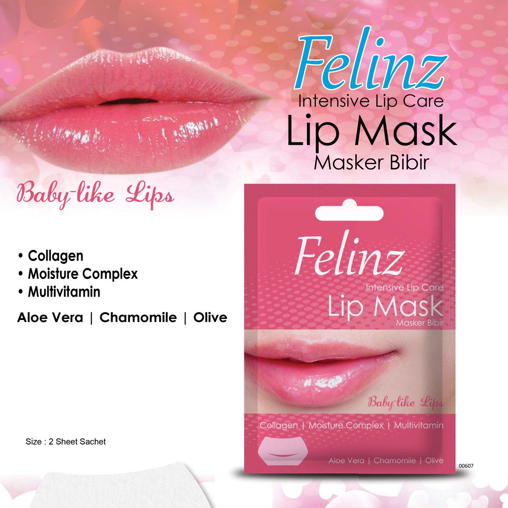 (hàng Mới Về) Set 2 Mặt Nạ Môi Felinz Cao Cấp Chuyên Dụng | BigBuy360 - bigbuy360.vn