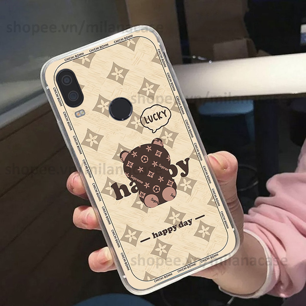Ốp Vsmart Active 1 / Active 1 Plus / Active 1+ gấu be@rBrick gấu Teddy Kaws siêu đẹp, phong cách, cá tính