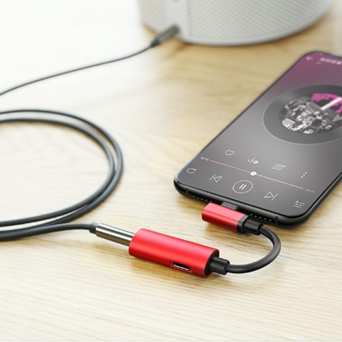 Cáp chuyển typeC mcdodo sang cổng typeC và audio 3.5mm,sạc nhanh,nghe tốt,hỗ trợ mic