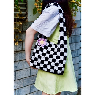 Túi Đeo Patchwork Crochet Mini Bag.