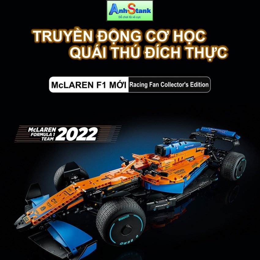Lego ô tô technic siêu xe McLaren 42141 điều khiển từ xa tương thích 9686, dòng technic và education bảo hành 1:1